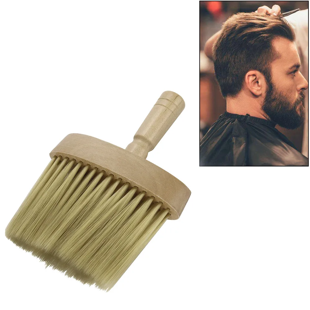

Hairdressing Barbers Brushes Soft Salon Stylist Neck Face Duster Shaving Brush Hair Cutting