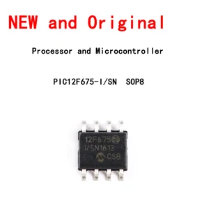 PIC12F675-I/SN PIC Chip 8-bit Flash Memory Microcontroller SOP-8 Brand New and Original
