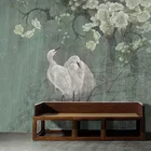 Настенные обои в китайском стиле, 3D Роспись вручную, цветы и птицы, настенная живопись для гостиной, телевизора, дивана, спальни, домашний декор, 3D фрески