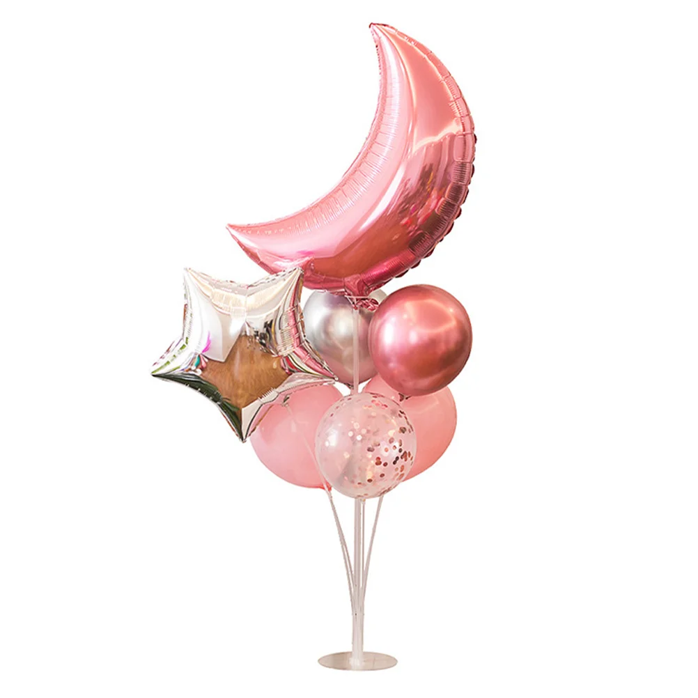 

1 Set Aluminum Foil Balloons Desktop Decorative Floating Balloons Party Supplies