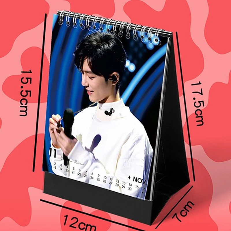 

2021 Chen Qing Ling Desk Calendar THE UNTAMED Xiao Zhan Wang Yibo Calendar Fans Collection Gift 2021.01~2021.12