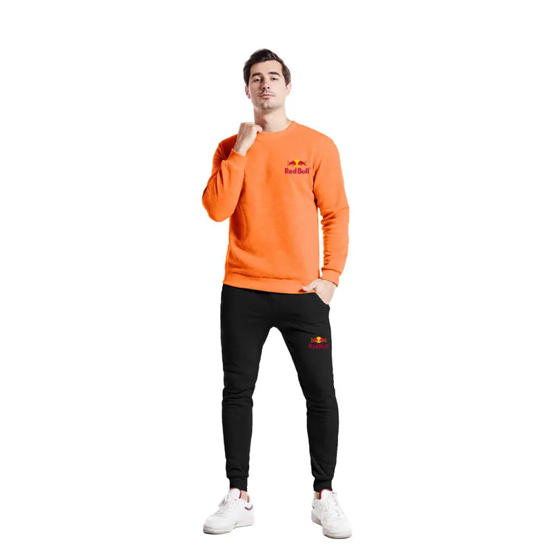 

New Best-selling Fashion Pattern Embroidered Cotton Comfortable Sportswear, Casual Pullover Street Jogging Couples Sportswear
