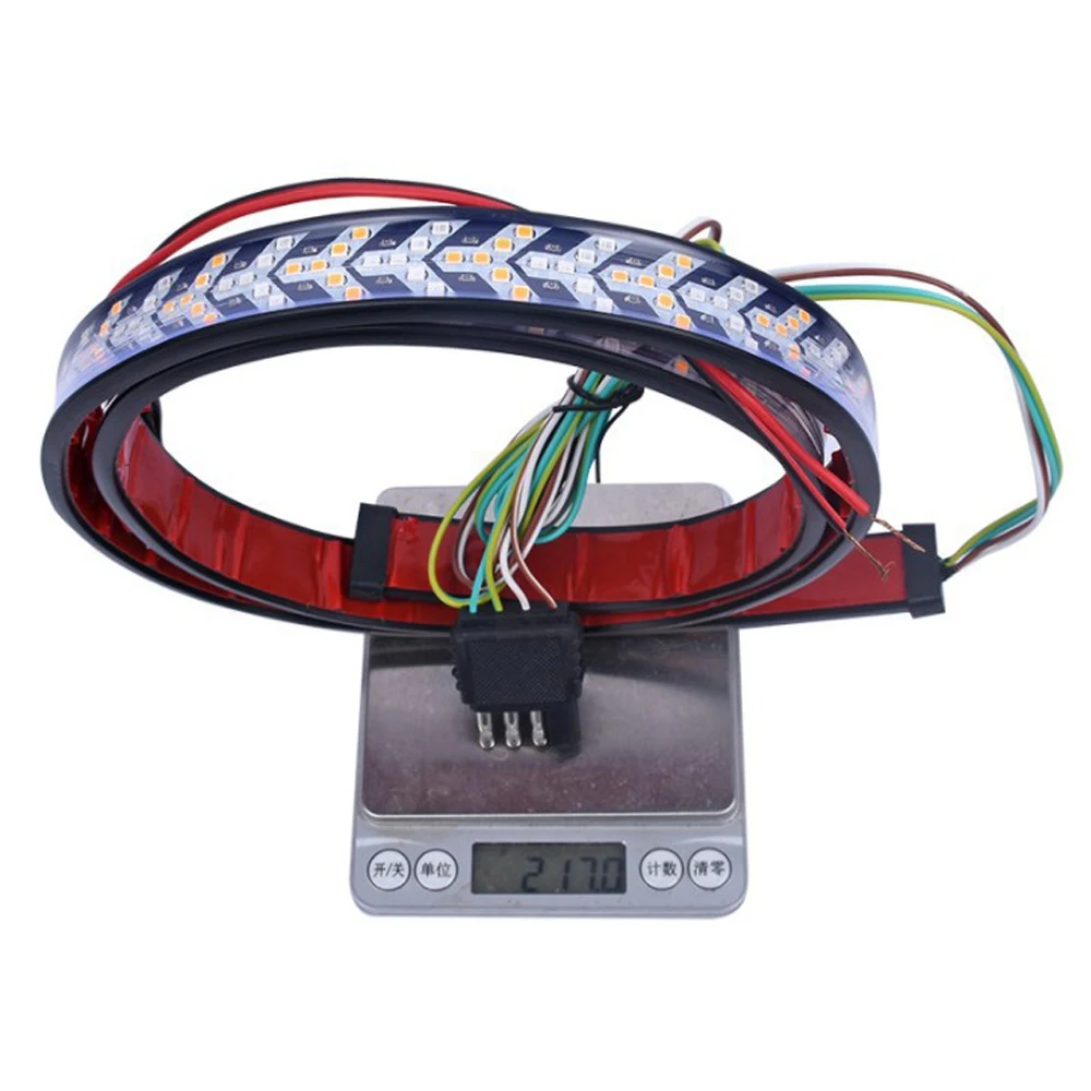 

60 Inch New Truck Tailgate light bar strip flash Red Running Stop Brake Yellow Flowing Turn Signal Tail Light for Ford F150 28GC