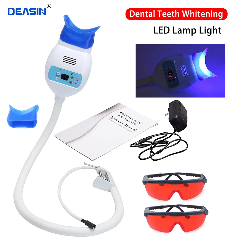 

Good Quality New Dental LED Lamp Bleaching Accelerator System Use Chair Dental Teeth Whitening Professional Machine + 2 Goggles