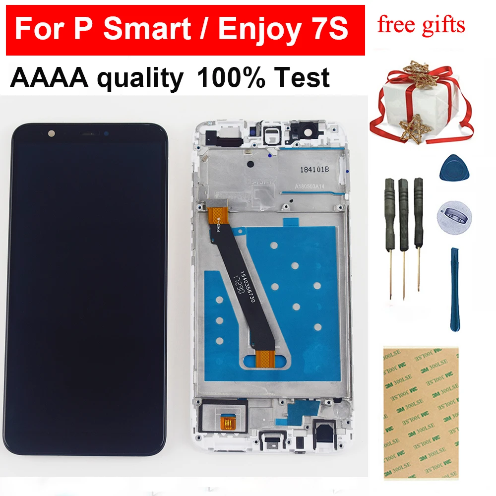Для huawei P Smart ЖК дисплей для Enjoy 7S FIG LX1/FIG L21 сенсорный экран дигитайзер сенсорная
