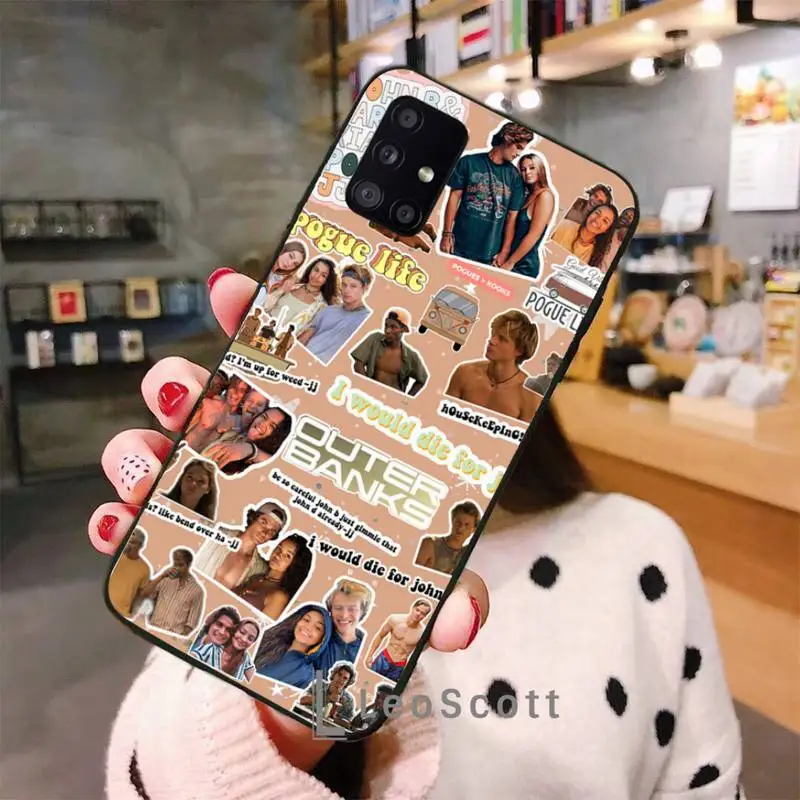 

Outer Banks Livin' the Pogue Life Phone Case For Samsung A50 A51 A71 A20E A20S S10 S20 S21 S30 Plus ultra 5G M11
