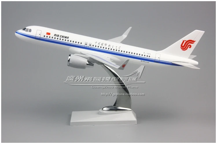 

Модель самолета Airbus 320 A320 B-1853, пластиковая, 19 см, для детей