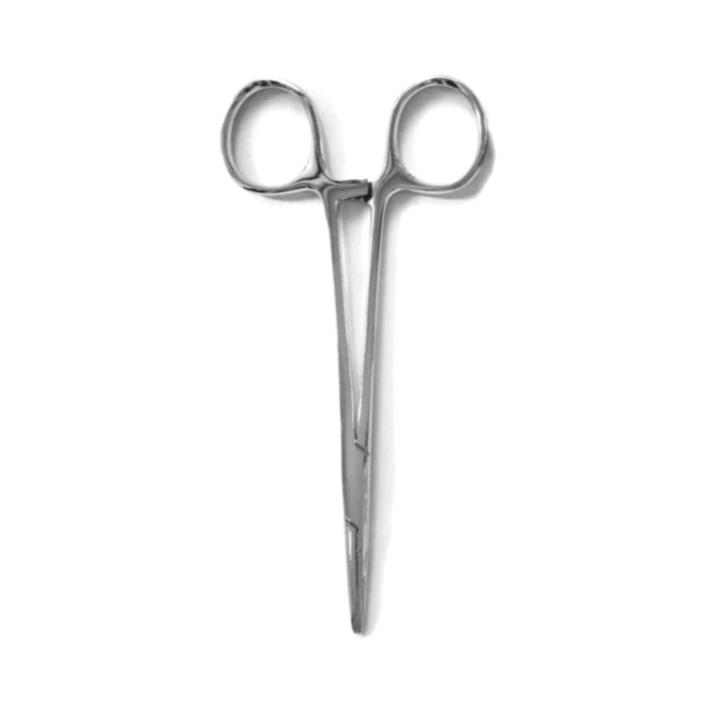 12.5cm 14cm Forceps Epilation Tools Fish Locking Pliers Tackle Curved Tip Straight Clamps Fishing Scissor Line Cutter | Спорт и