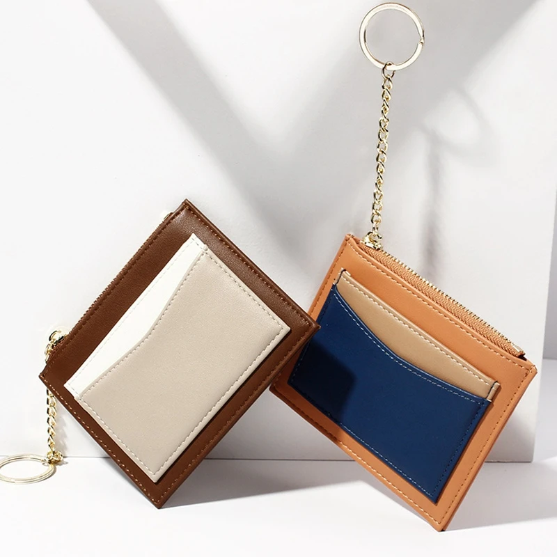 Женский маленький кошелек и сумочка для девочек короткий из искусственной кожи с