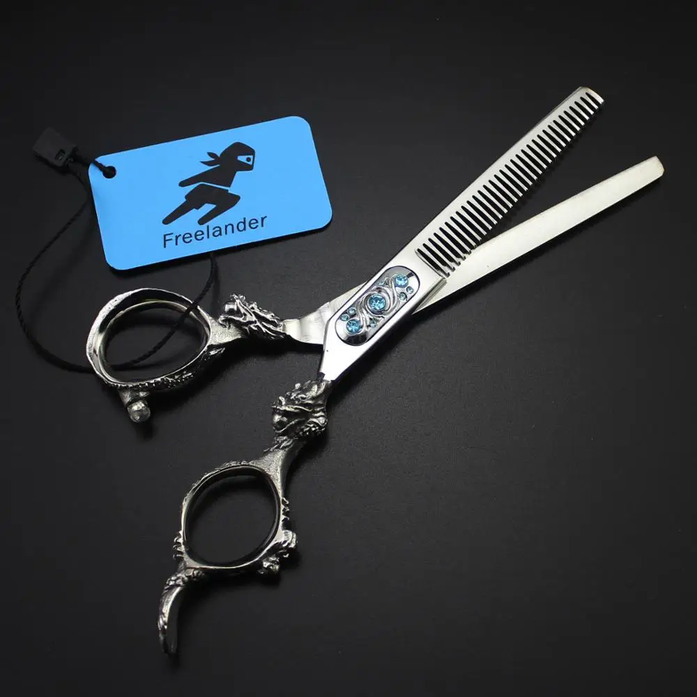 6.0 Hot Professional Hair Scissors High Quality Barber Hairdressing Tools Cutting Shears Sets Salon Haircut Kit | Красота и здоровье