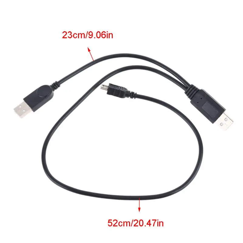 USB к мини кабель для передачи данных адаптер с блоком питания внешних жестких