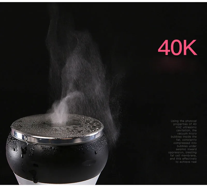 

40K Cavitation Ultrasonic Weight Loss Slimming Machine With RF Radio Frequency For Fat Burning Body Shaping Anti-Aging