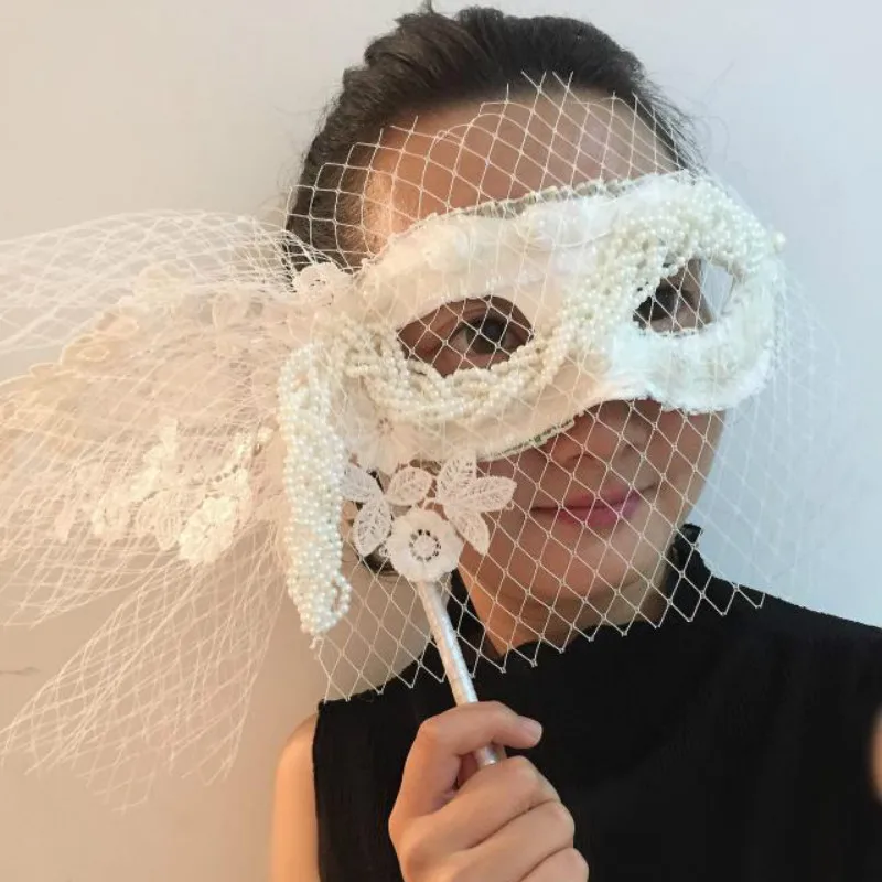H3355 ручная кружевная Сетчатая Маска женские модные маски для маскарада и