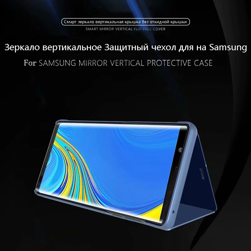 Зеркальный умный флип-чехол для Xiaomi Redmi 9 роскошные оригинальные магнитные чехлы