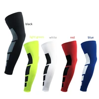 1pcs pro sports silicone antiskid long knee support breathable compression brace pad protector sport basketball leg sleeve sport