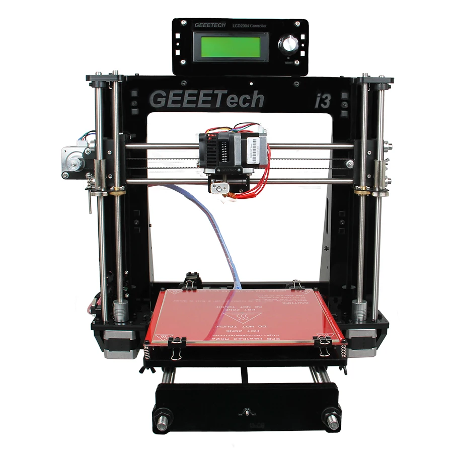 Geeetech-impresora 3D I3 Pro B, Marco acrílico grueso, Reprap Prusa LCD2004 GT2560, Kits de impresión DIY