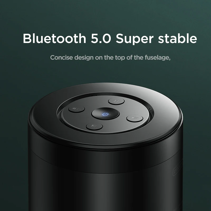 JR-M09 Bluetooth 5 0 портативный динамик Поддержка Micro SD карты открытый 3D стерео музыка