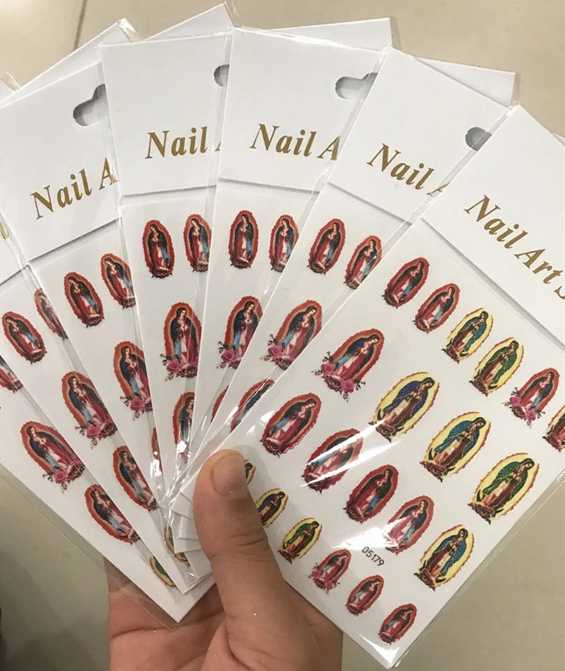 Наклейки для ногтей с ангелом 3D Самоклеящиеся наклейки изображением маленьких
