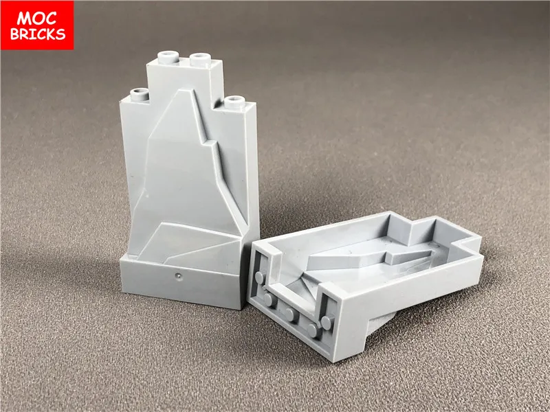 20 шт./лот Настенные блоки Iceberg Mountain светло голубой с блестками 2X4X6 подходит для