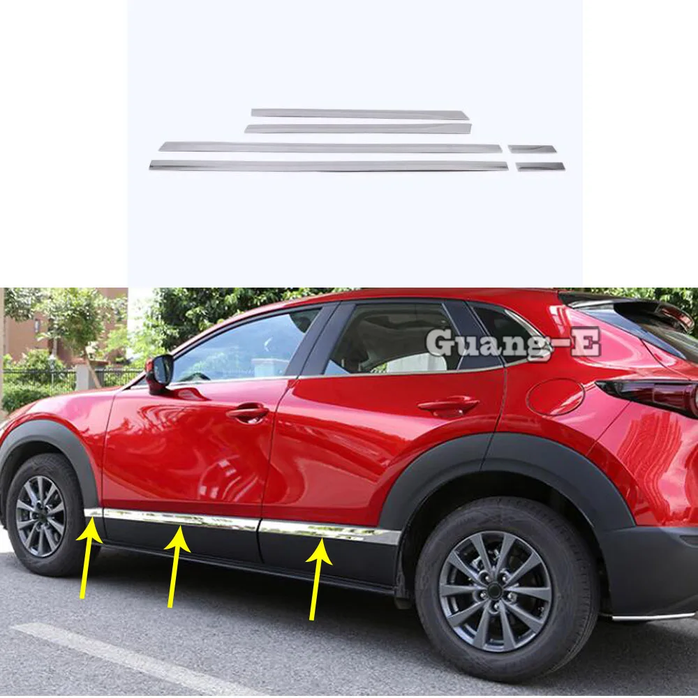 

6 шт., наклейки для кузова автомобиля Mazda CX-30 CX30 2020 2021