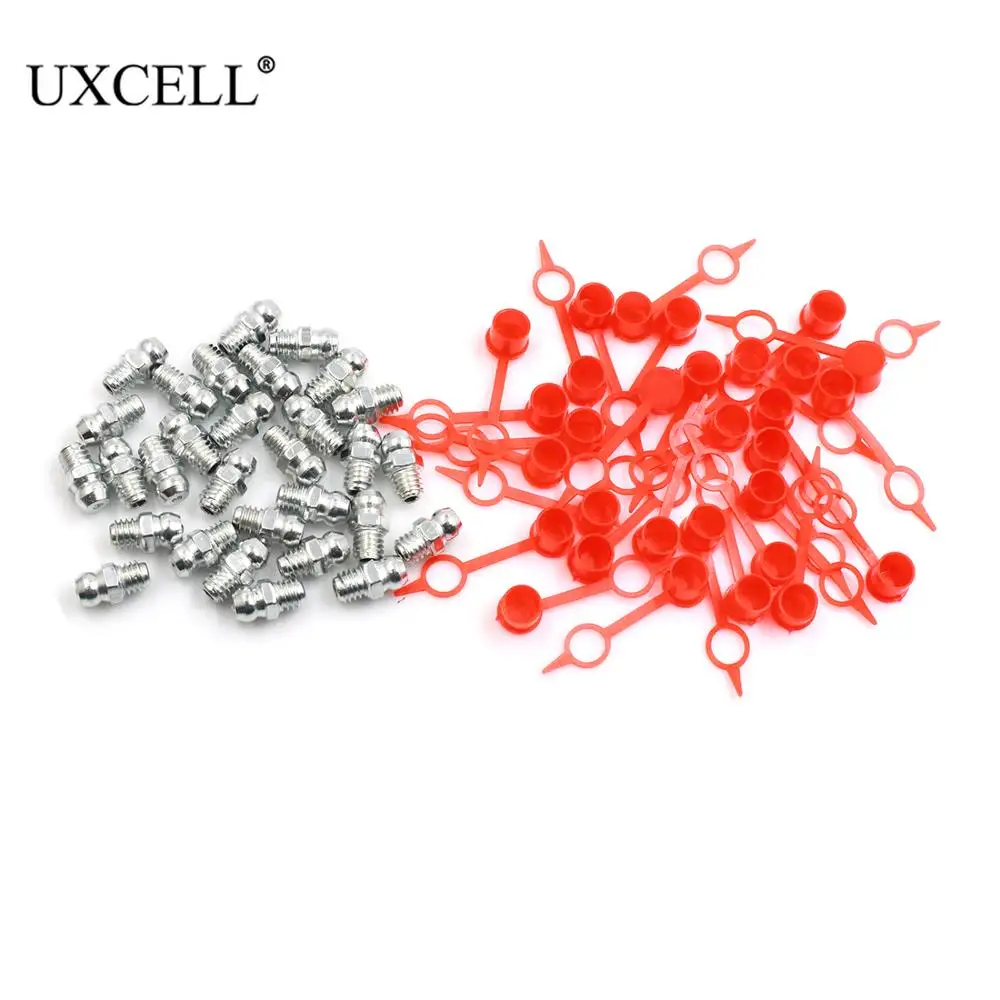 Гидравлический ниппель Uxcell M6 5 30 комплектов железо цинковая смазка фитинги