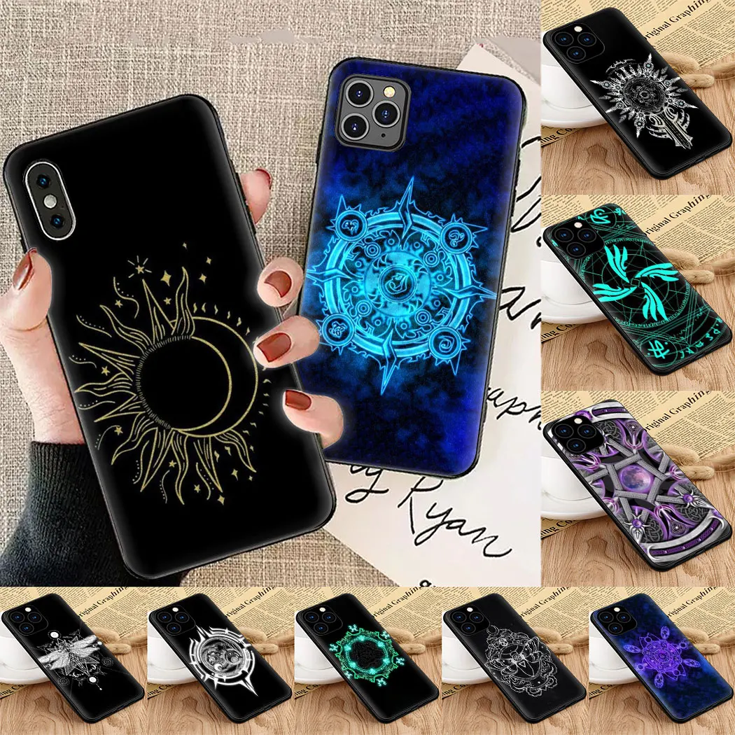 Чехол для телефона Mysterium Готическая фантазия мягкий силиконовый чехол iPhone 5 6 7 8 11