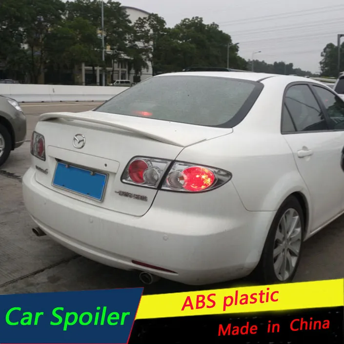 Для Mazda 6 2003-2013 спойлер Высокое качество ABS Материал заднего крыла первоклассника