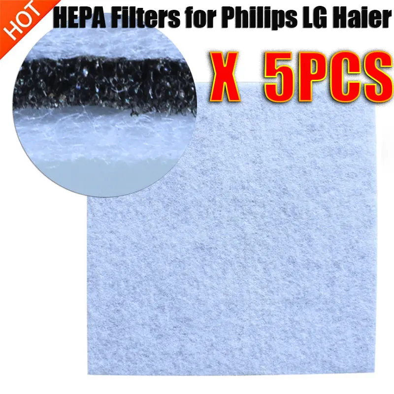Сменные фильтры HEPA для пылесоса Philips хлопковые двигателя LG Haier Midea Electrolux фильтр