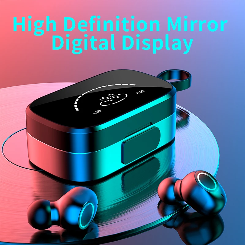 

TWS Bluetooth Earphones 3500mAh LED Display Charging Box Wireless Headphones Sports Waterproof Earbuds Headsets With Microphone
