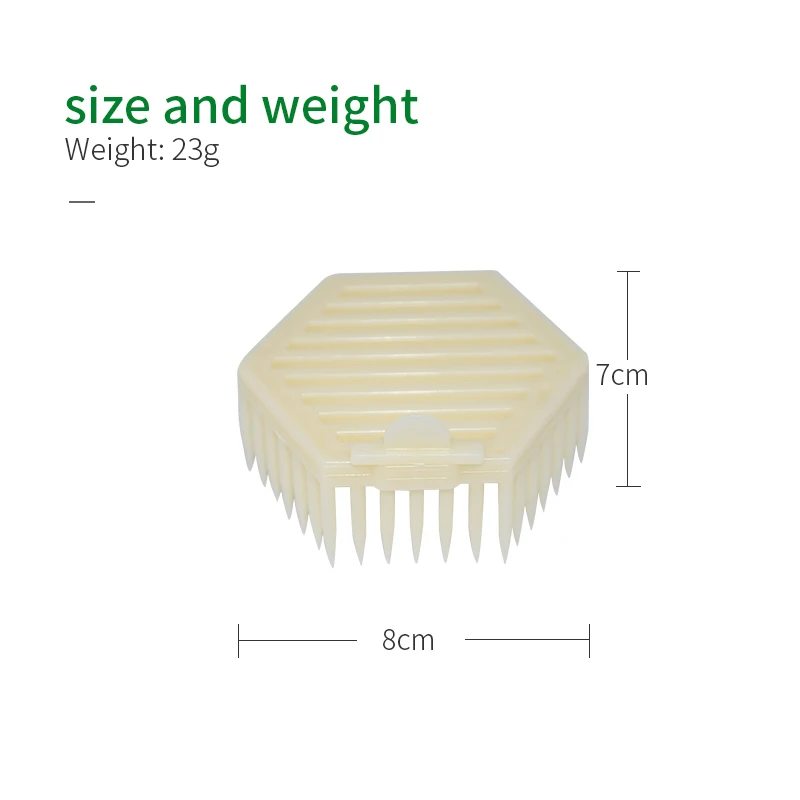2PCS Beekeeping Tool Bee Queen Cage Bees Catcher Apiculture Equipment Tools Plastic Hexagonal Supplies 1pcs | Дом и сад