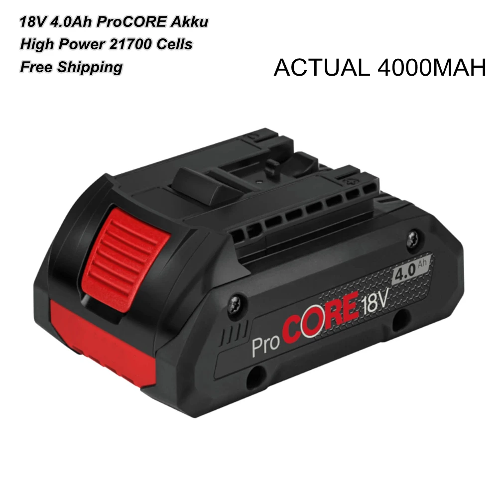 

Заводская Новинка литий-ионная батарея Procore 18 в 4,0 Ач 1600A016GB для Bosch 18 вольт макс беспроводной Электроинструмент дрели, бесплатная доставка