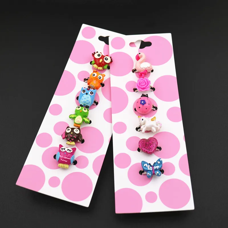 

Children's cartoon ring diameter 16mm Adjustable Ring Set Kids jewelry halloween