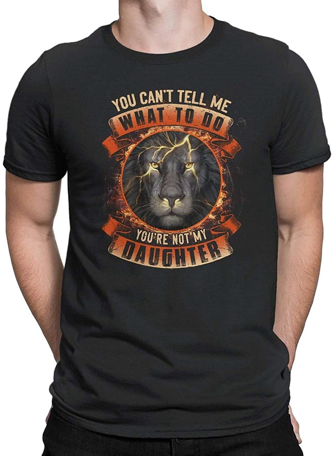Вы не можете сказать мне что делать вы моя дочь футболка с коротким рукавом в