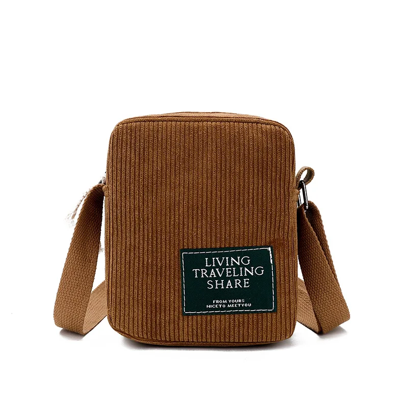 

2021 Mini Women Shoulder Pure Color Casual Tote Outdoor Handbag Zipper Messenger Phone Pocket Girl Purse Bags Sac Main Femme