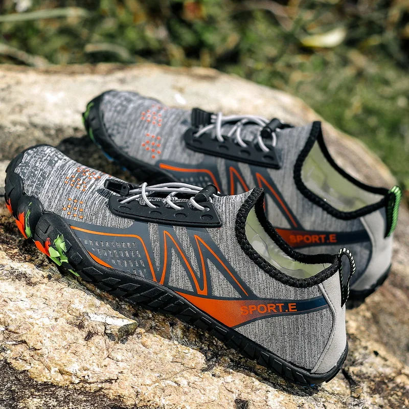 Treking Shoes Hiking Shoes Woman Man Shockproof Quick Dry Upstream Water Outdoor Sports Comfortable Climbing Sneakers Aqua Soft