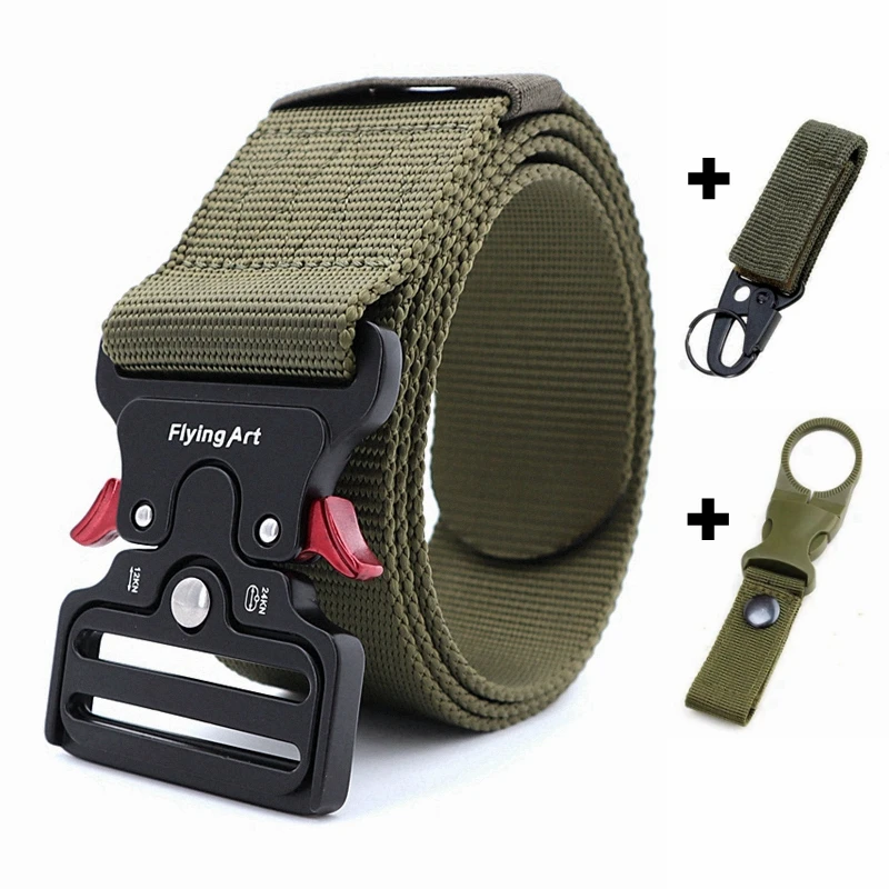 

Flying Art Wholesale Tactical Belt adjustable Outdoor durable Tactical suit Military metal Buckle Belt