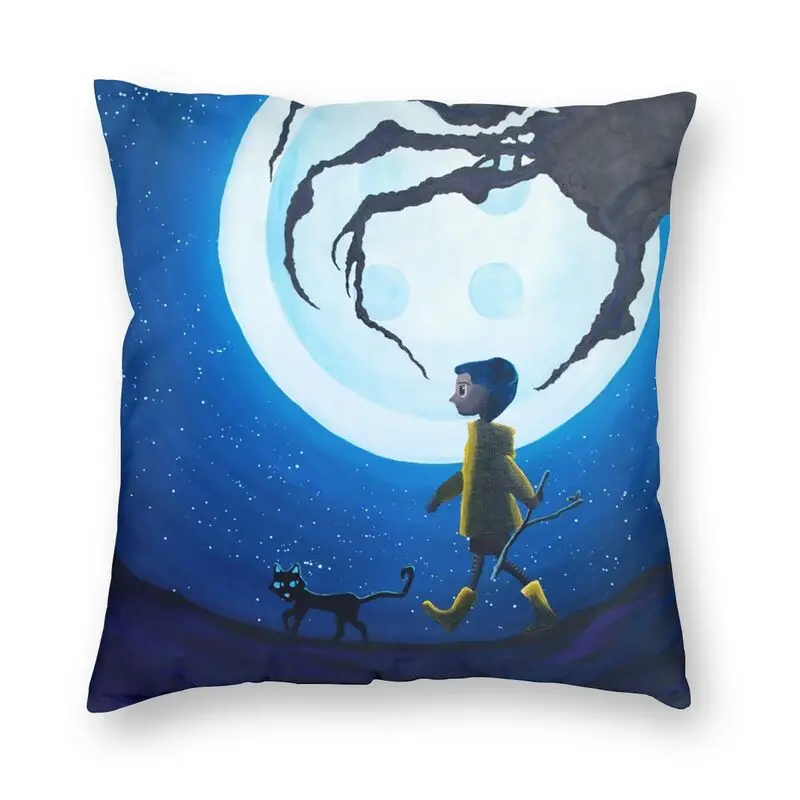 

Coraline Cushion Cover Sofa Living Room Square Throw Pillow Cover 45x45cm