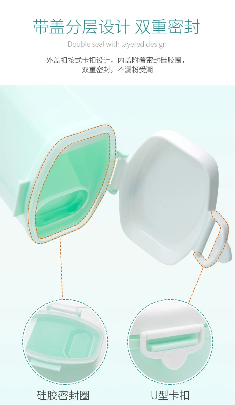 BPA коробка для детского питания, коробка для закусок, Детская коробка для хранения еды, контейнер для детского питания, для сухого молока, детский контейнер для сухого молока, коробка для закусок