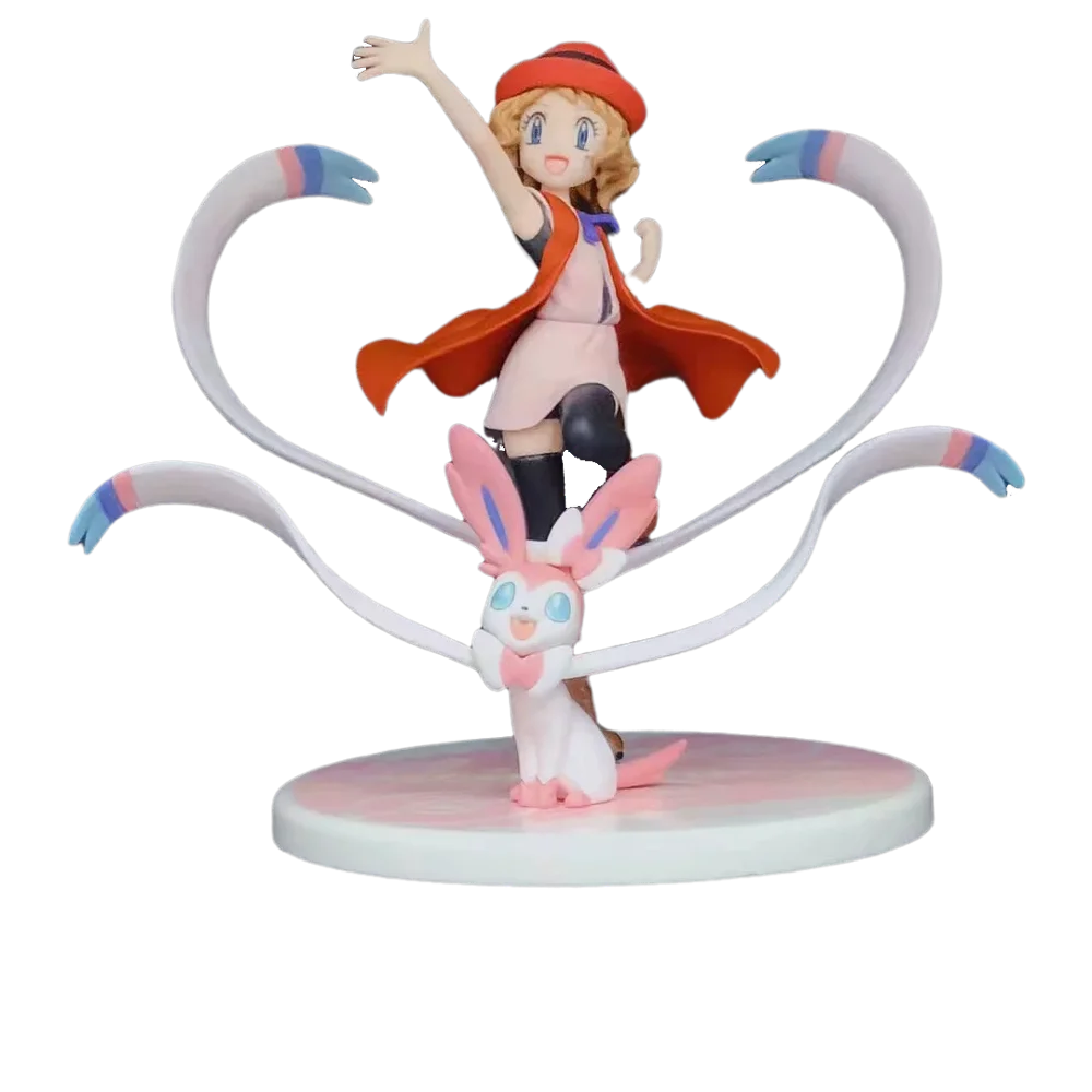 Комплект фигурок покемона Серена нимфения Эви гараж ПВХ аниме куклы игрушки для