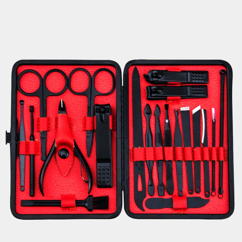 Профессиональный маникюрный набор 20шт для дизайна ногтей инструменты маникюра