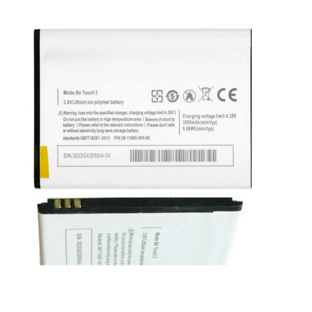 

Original Be touch battery 3050mAh 3.7V/3.8V 9.69WH For Ulefone Be Touch 2/3 Smart Cellphone batteries