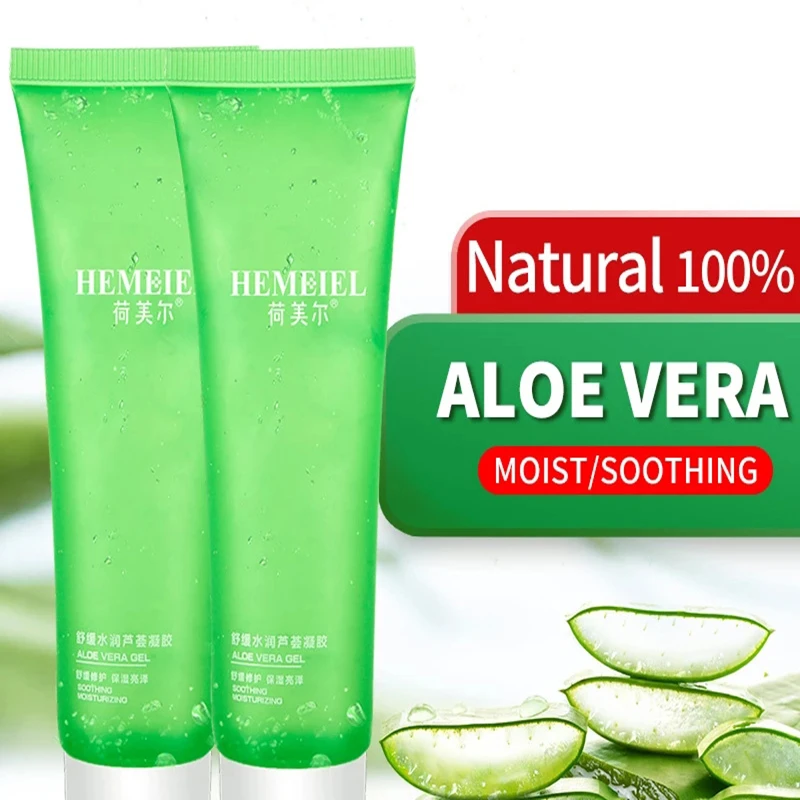 

Explosive aloe vera gel, moisturizing and gentle repairing after sun, shrinking pores and reducing acne marks