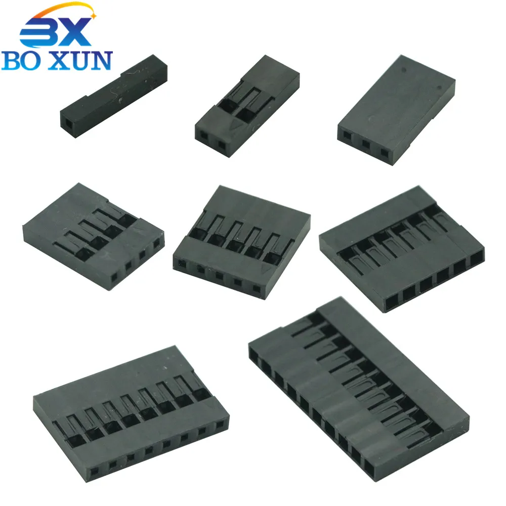 2 54 мм 1 Pin 3Pin 4Pin 5Pin 6Pin 8Pin 10Pin Pitch Dupont соединительный провод кабель черный