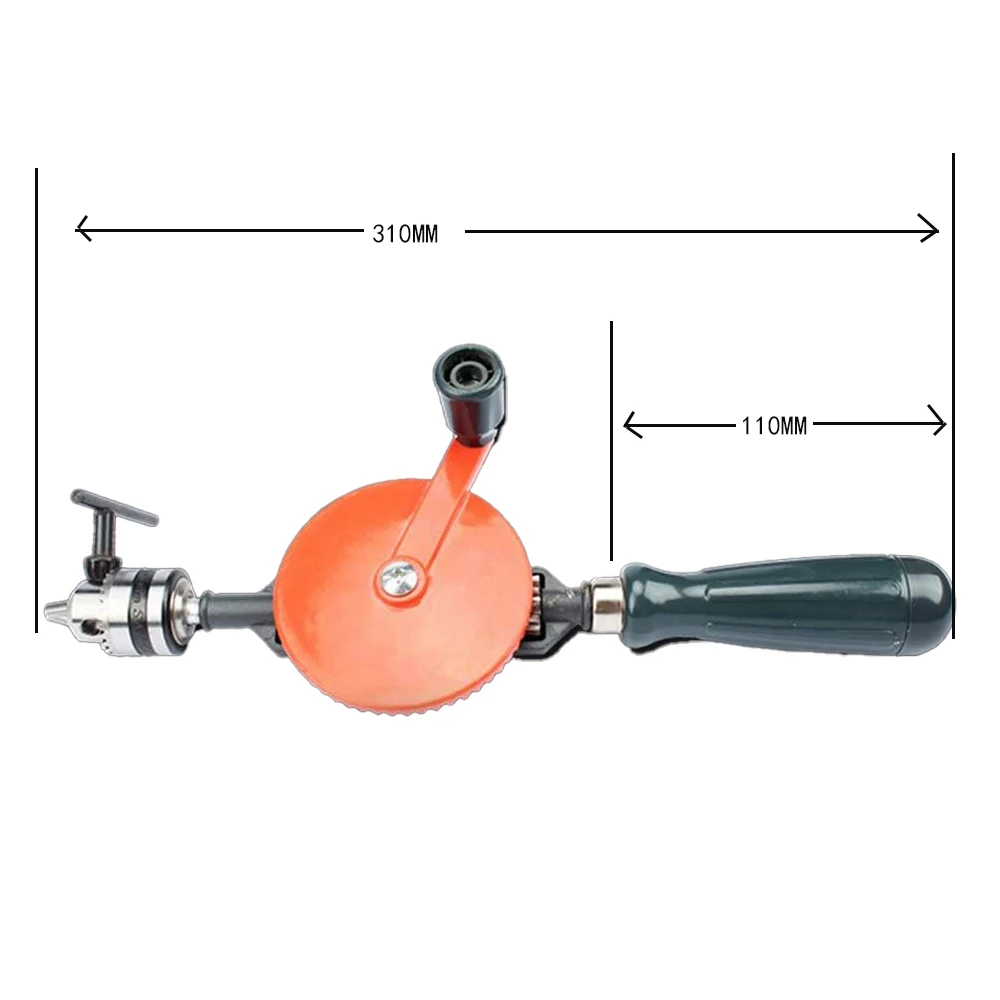 

Powerful Speedy Hand Drill 3/8-Inch Drill Bit Set Mini Hand Drill Manual 3/8-Inch for Woods Plastics