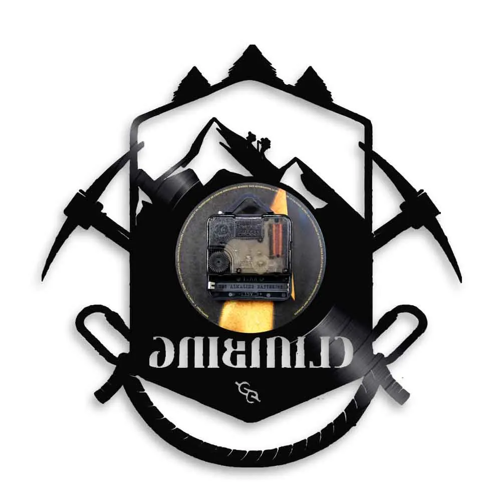 Настенные часы с логотипом для альпинизма тропы ледяной топор оборудование