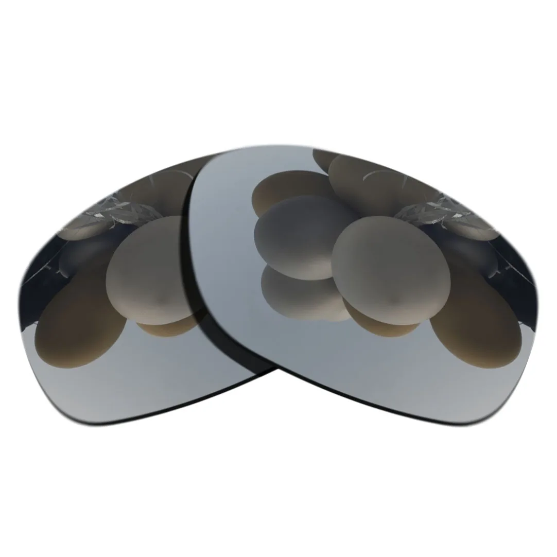 Серебристые зеркальные поляризованные Сменные линзы для оправы солнцезащитных