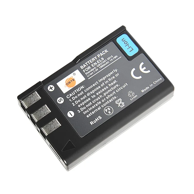 Аккумуляторная батарея для цифровой зеркальной камеры Nikon D40 D40X D60 D3000 D5000 1900 мАч 7 4