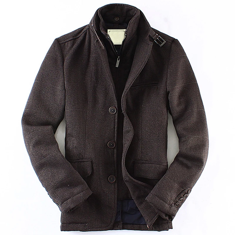 Винтажный Мужской шерстяной костюм пальто уличная одежда в английском стиле