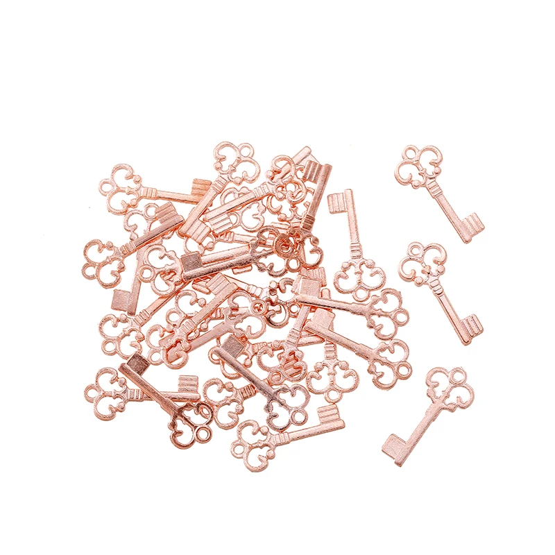 Новое поступление подвеска из сплава 75 шт./лот посеребренный ключ 21*10 мм