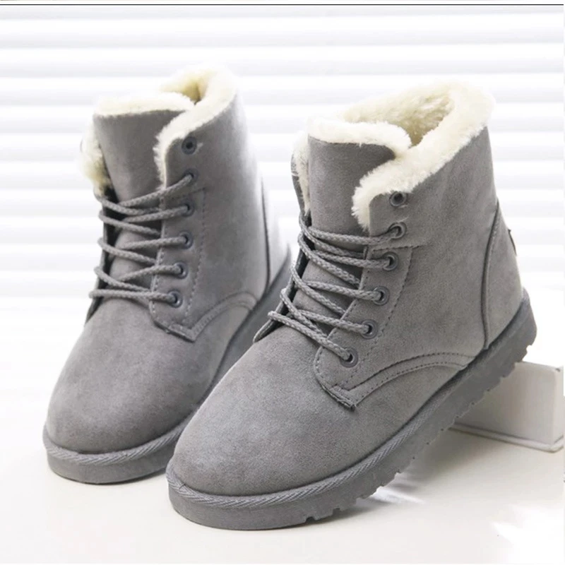 

Women's Boots 2020 Fashion Snow Boots Women's Shoes New Winter Boots Warm Fur Ankle Boots Women Winter Shoes Multicolor